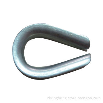 European Commercial Wire Rope Thimble, Made of Stainless Steel AISI304 or AISI316